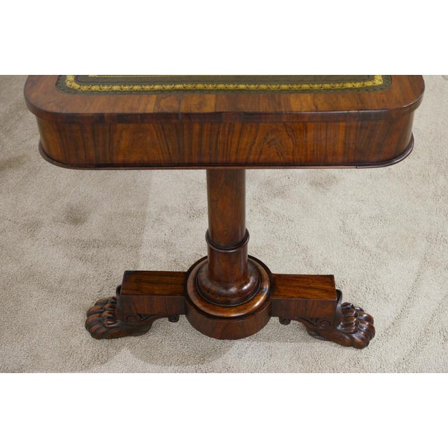 William IV Writing Table in Mahogany, 1830 For Sale - Image 10 of 11
