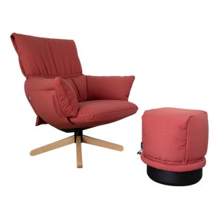 Set of Ludo Lounge Chair and Ottoman by Patricia Urquiola for Cappellini, 2020 For Sale