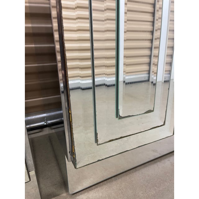 Mid 20th Century Pair of Vintage Ello Mirrored Cabinets For Sale - Image 11 of 12