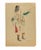 Ink and Watercolor drawing realized by Mino Maccari in 1945 ca. Hand signed lower right. Very good condition. This piece...