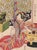 The japanese tea ritual is a breathtaking ukiyo-e , a woodblock print on paper, realized at the half of trhe xix century...