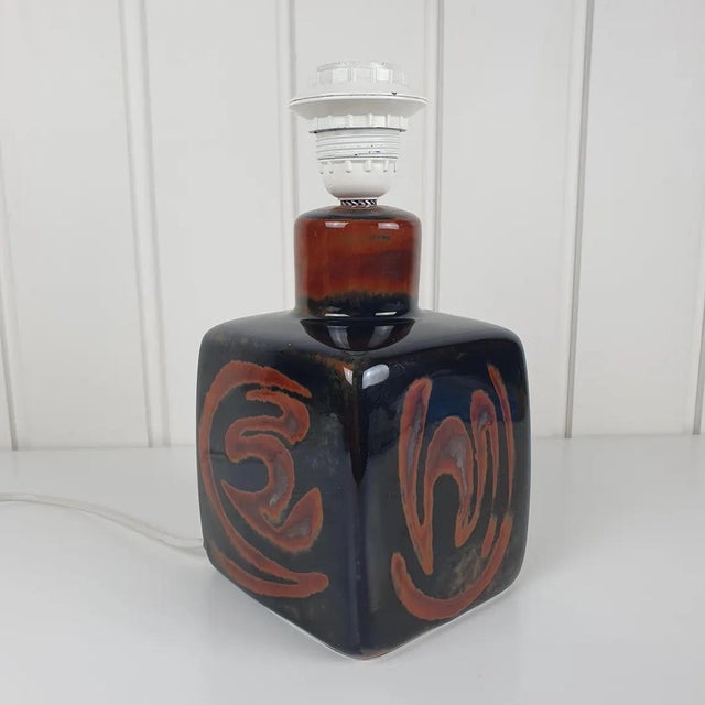 1960s Ceramic Sultan by Table Lamp Carl-Harry Stålhane for Rörstrand, 1960s For Sale - Image 5 of 18