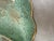 Ceramic Vintage Mid-Century Modern American Mint Green & Gold Divided Ceramic Tray For Sale - Image 7 of 10