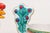 Pair of Hand Painted Vintage Italian Ceramic Rooster Compotes/Vases by De Simone For Sale - Image 17 of 18