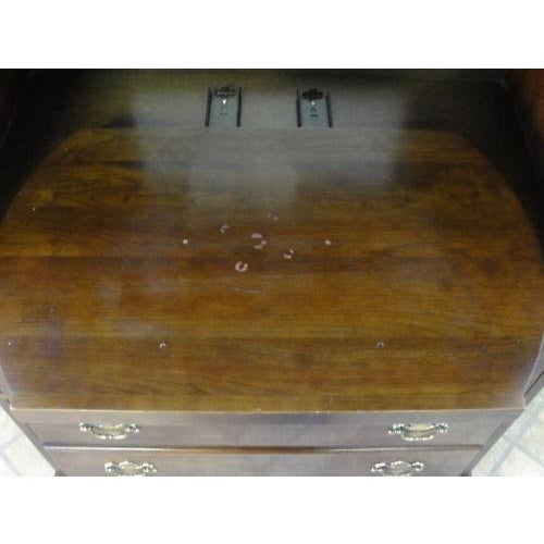 1990s Stickley Solid Cherry High Cabinet For Sale - Image 9 of 10