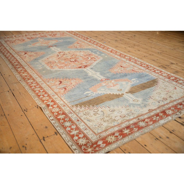 Antique Distressed Karabagh Rug Runner - 5'2" x 10'7" For Sale - Image 11 of 12