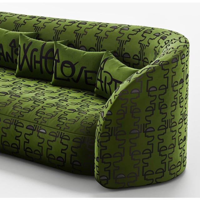 Contemporary Amelia Daybed by Jérôme Bugara For Sale - Image 3 of 6