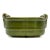 Vintage Olive Green Planter Yellow Ware Oblong with Lions Head? Embellishment This planter is hard to identify but it is a...