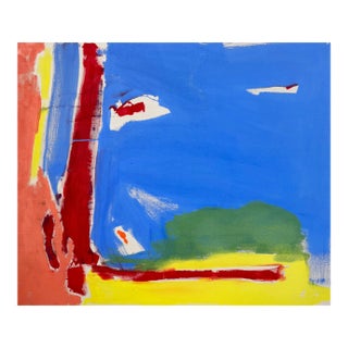 Summer Horizon, Contemporary Abstract Color Field Painting by Matt Higgins For Sale