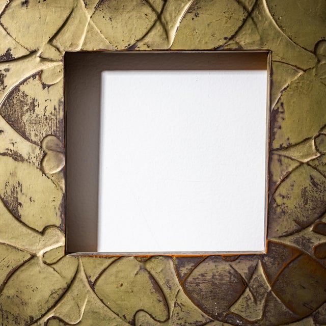 Early 20th Century Art Nouveau Square Metal Frame For Sale - Image 5 of 8