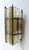 1970s Pair of Hammered Glass Wrought Iron Sconces by Longobard, Italy, 1970s For Sale - Image 5 of 12