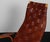 Brown Kurva Lounge Chair in Leather from Yngve Ekström, 1950s For Sale - Image 8 of 11