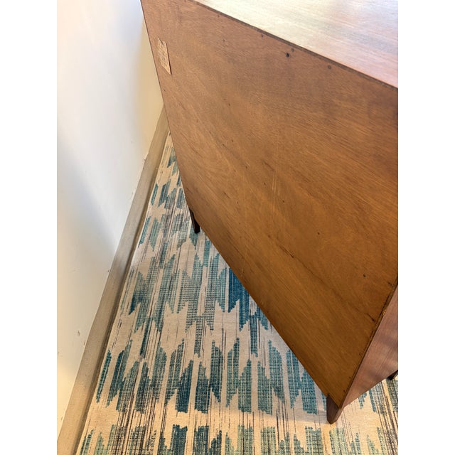 Authentic Vintage British Mid-Century Teak Drop-Front Cabinet Bar Inspired by G Plan For Sale - Image 12 of 13