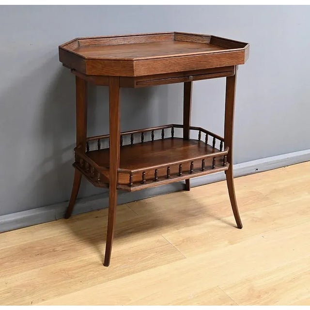 Art Deco Oak Coffee Table, 1930s For Sale - Image 10 of 17