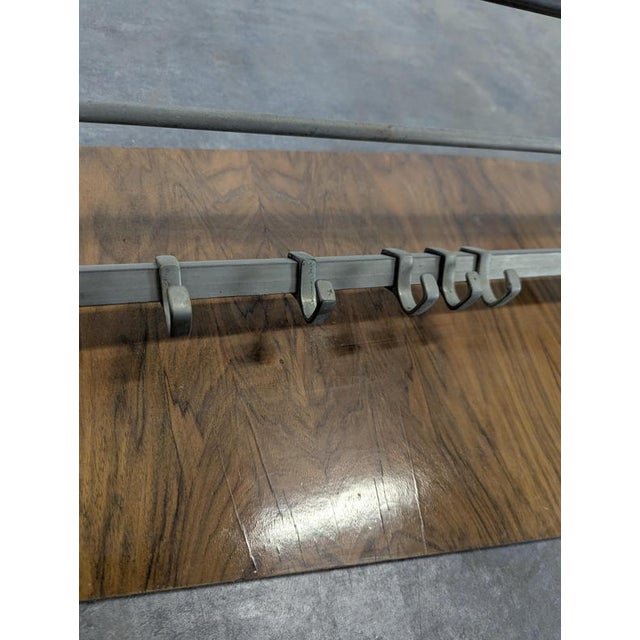 Railway Style Coat Rack For Sale - Image 5 of 6