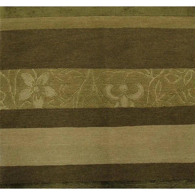 Handwoven Modern Nepali Area Rug 5’0″ X 8’0″ For Sale - Image 4 of 11