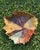 Late 20th Century Signed Studio Pottery Leaf Form Decorative Dish For Sale - Image 5 of 10