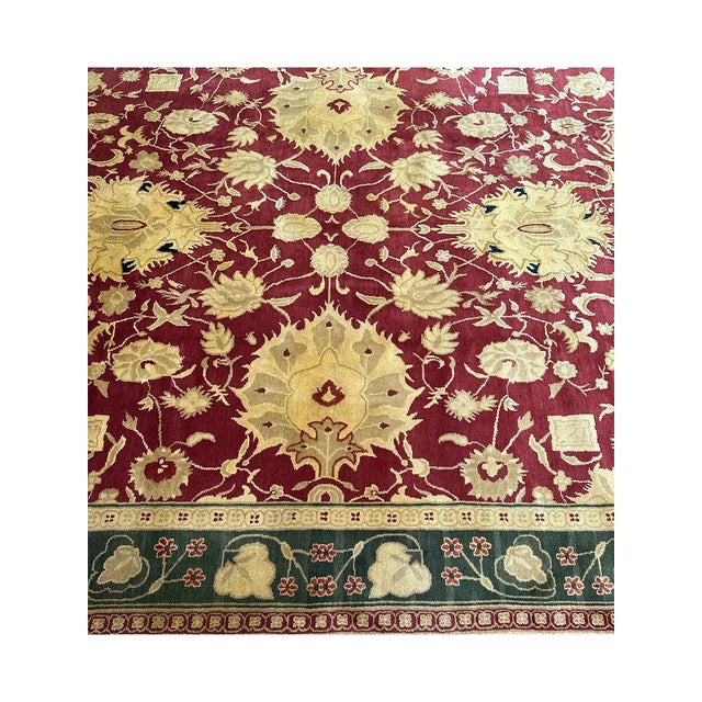 Textile Handwoven Oushak Style Area Rug 8x10 For Sale - Image 7 of 10