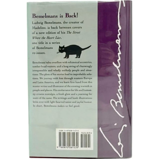 The Street Where the Heart Lies by Ludwig Bemelmans Hardcover Book 1993 For Sale In Washington DC - Image 6 of 10