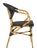 Tony Stacking Armchair in Black - a Pair For Sale - Image 4 of 10