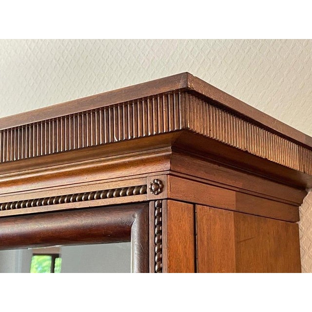 Mahogany Display Bookcase, 1900s For Sale - Image 5 of 12