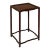 3.25" Reddish Brown Square Slim Legs Tall Wood Display Stand Easel For Sale