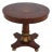 Rho Mobili Neoclassical Inlaid Pedestal Lamp Center Table For Sale