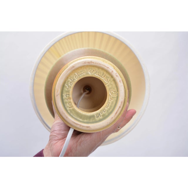 Danish Mid-Century Modern table lamp model 1067 by Soholm Table lamp made of stoneware with ceramic glazing in beautiful...