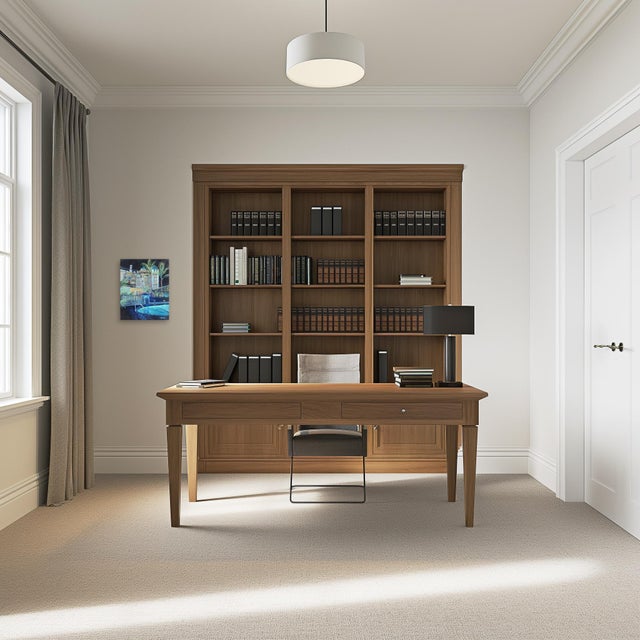 Textile Electric Blues at the Chateau - Hollywood Hotel Still Life Painting Original Artwork by Kathleen Keifer For Sale - Image 7 of 8