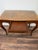 Mid 20th Century Vintage Italian Burl Wood Writing Desk With Parquetry Top & Cabriole Legs For Sale - Image 5 of 8