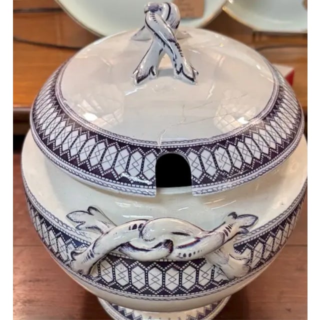 Antique French Soup Tureen For Sale - Image 4 of 7