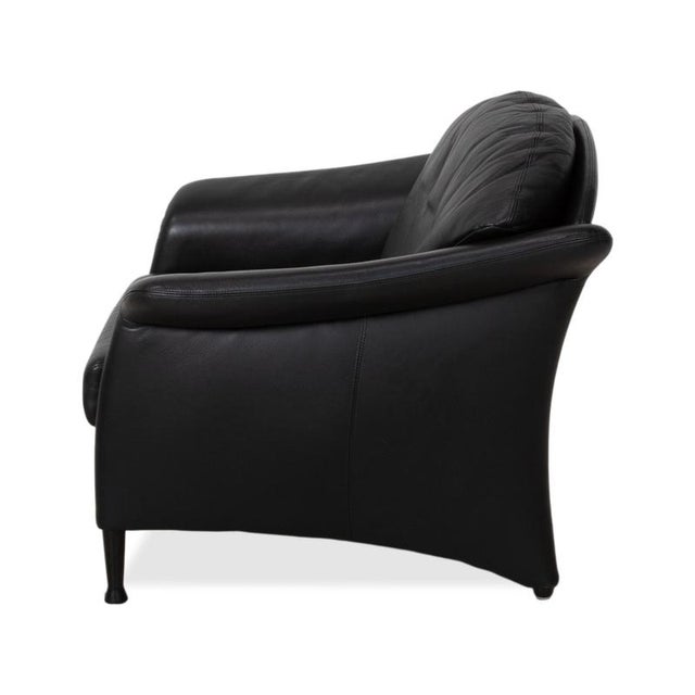 Scarlett Lounge Chair in Black Leather from Walter Knoll / Wilhelm Knoll For Sale - Image 11 of 13