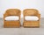 Amber Pair of Organic Modern Rattan Wicker Lounge Armchairs For Sale - Image 8 of 18