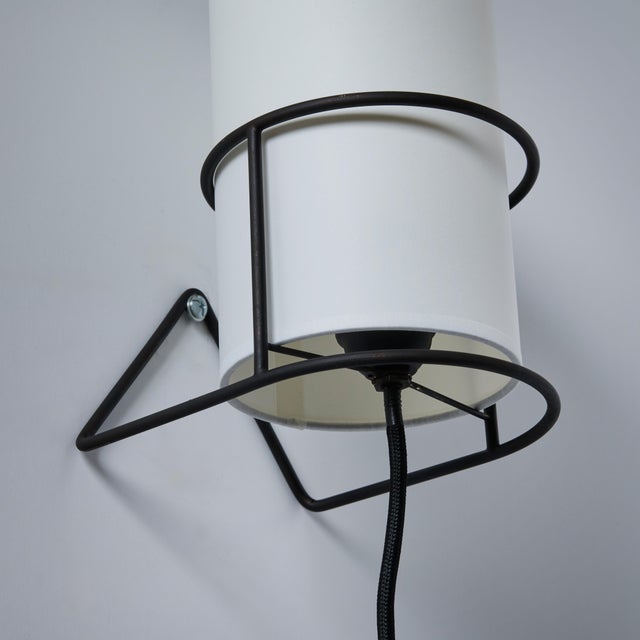 Carl Auböck '4723' Patinated Brass Plug-In Wall Light With White Shade For Sale - Image 12 of 12