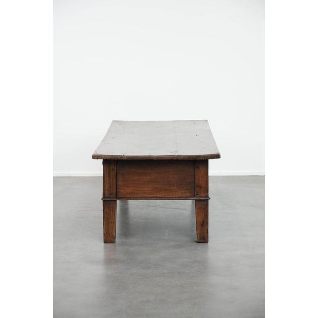 Wood Antique Southern European Chestnut Coffee Table with Drawers, 18th Century For Sale - Image 7 of 18