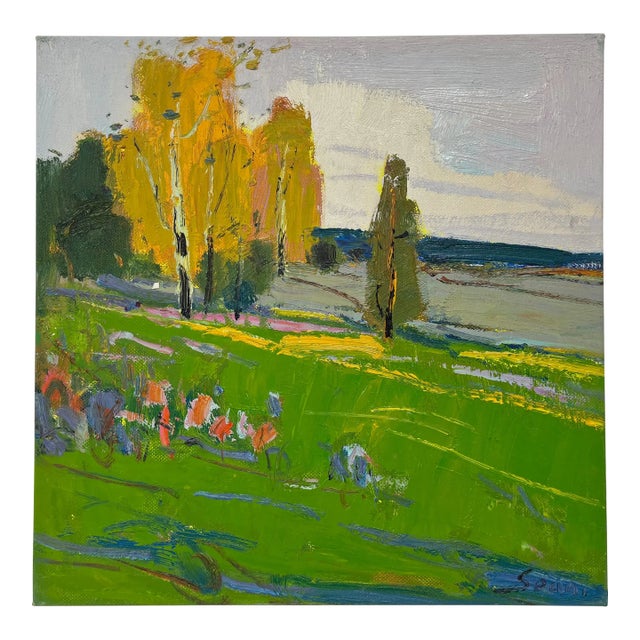 Impressionistic Landscape Original Oil Painting For Sale