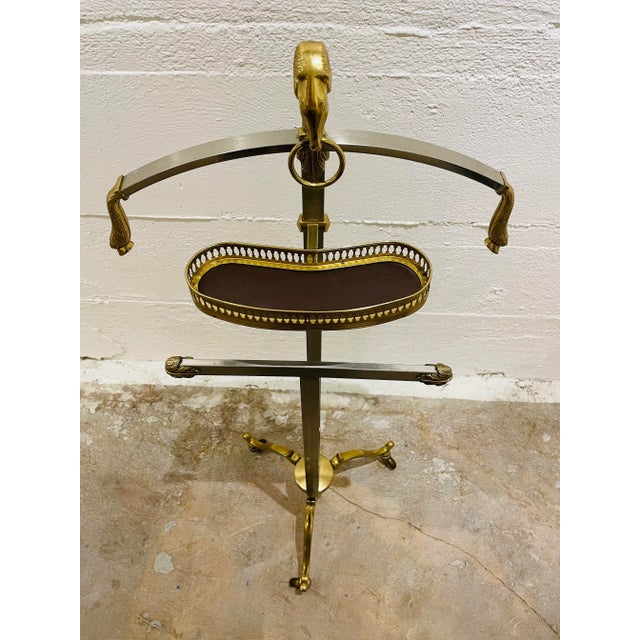 1960s Maison Jansen Ram's Head Valet For Sale In Los Angeles - Image 6 of 13