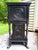 Antique Carved Black Ebonized Aesthetic Movement Victorian Entry Table Late 19th Century Wooden table finished in black...