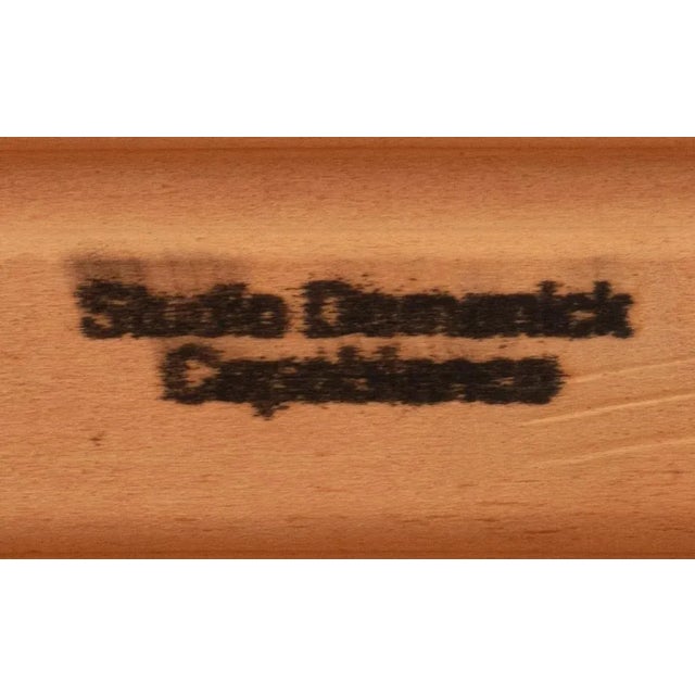 Black Domenick Capobianco Abstract Oil on Canvas For Sale - Image 8 of 8