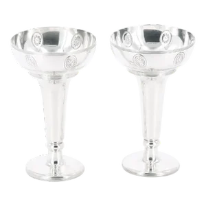 Old English Sheffield Silver-Plated Pair of Decorative Bud Vases