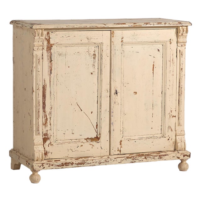 Small White Cabinet, 1920s For Sale
