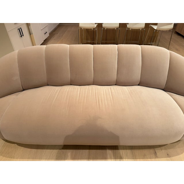Matching Set of Newly Upholstered “Cloud” Sofas Attributed to J. Robert Scott (1980s Designer Original) For Sale - Image 13 of 17