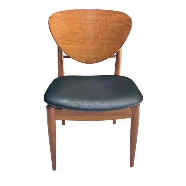 Mid-Century Modern Mid 20th Century Set of 10 Finn Juhl Attributed Walnut Dining Chairs, Denmark, 1950s For Sale - Image 3 of 18