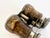 Antique Leather and Brass Binoculars from Le Jockey Club Paris, 1900s For Sale - Image 4 of 10