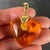 Large Vintage French Puffy Heart Charm Pendant in 18 Karat Yellow Gold, 1960s For Sale - Image 10 of 18