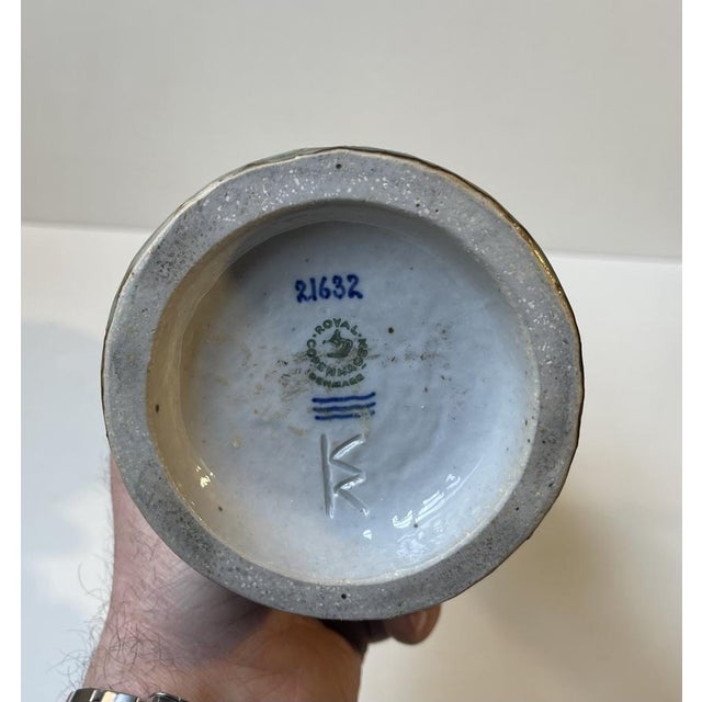 Ceramic Roaring Monkey in Glazed Stoneware by Knud Kyhn for Royal Copenhagen, 1950s For Sale - Image 7 of 13