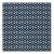 Schumacher Chevron Print Fabric in Navy For Sale