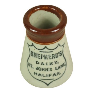 Late 19th Century English Pottery Cream Pot For Sale