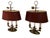 Antique Tole and Brass Dolphins Lamps, France - a Pair For Sale In Dallas - Image 6 of 6