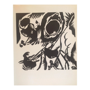Wassily Kandinsky Original Woodcut 1938 for XXe Siele